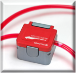 Sonotec SONOFLOW CO.55/044 Aluminum Non-Invasive Ultrasonic Flow Rate Sensor; Tube OD 4.8 mm - 5.0 mm